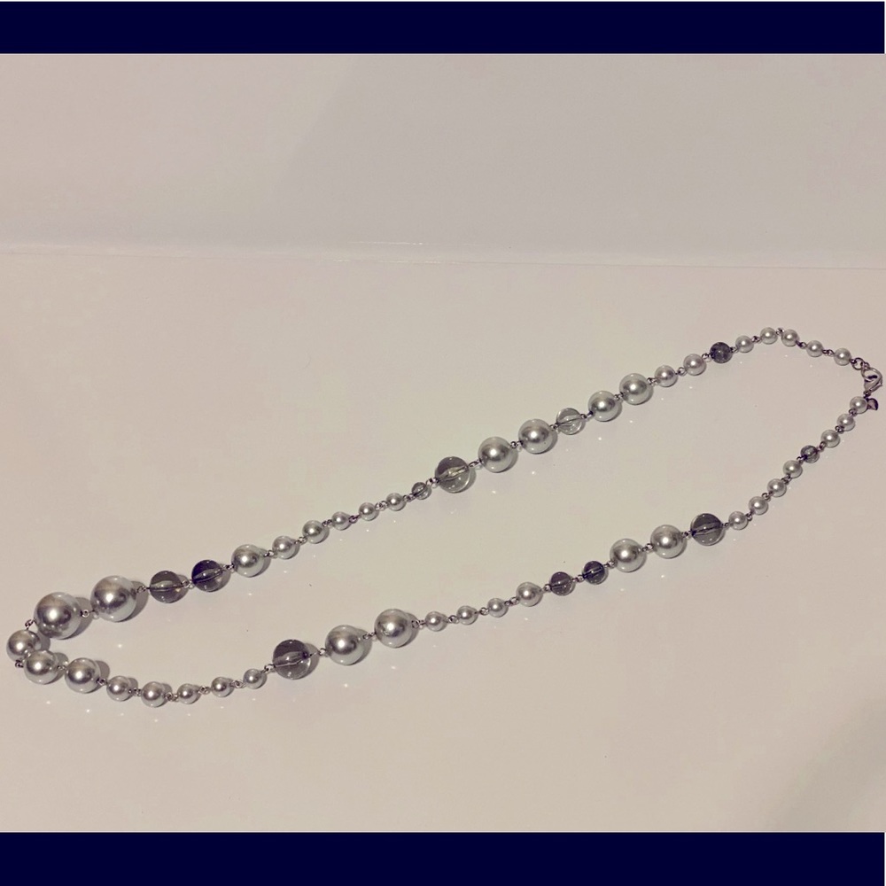 Silver Beaded necklace